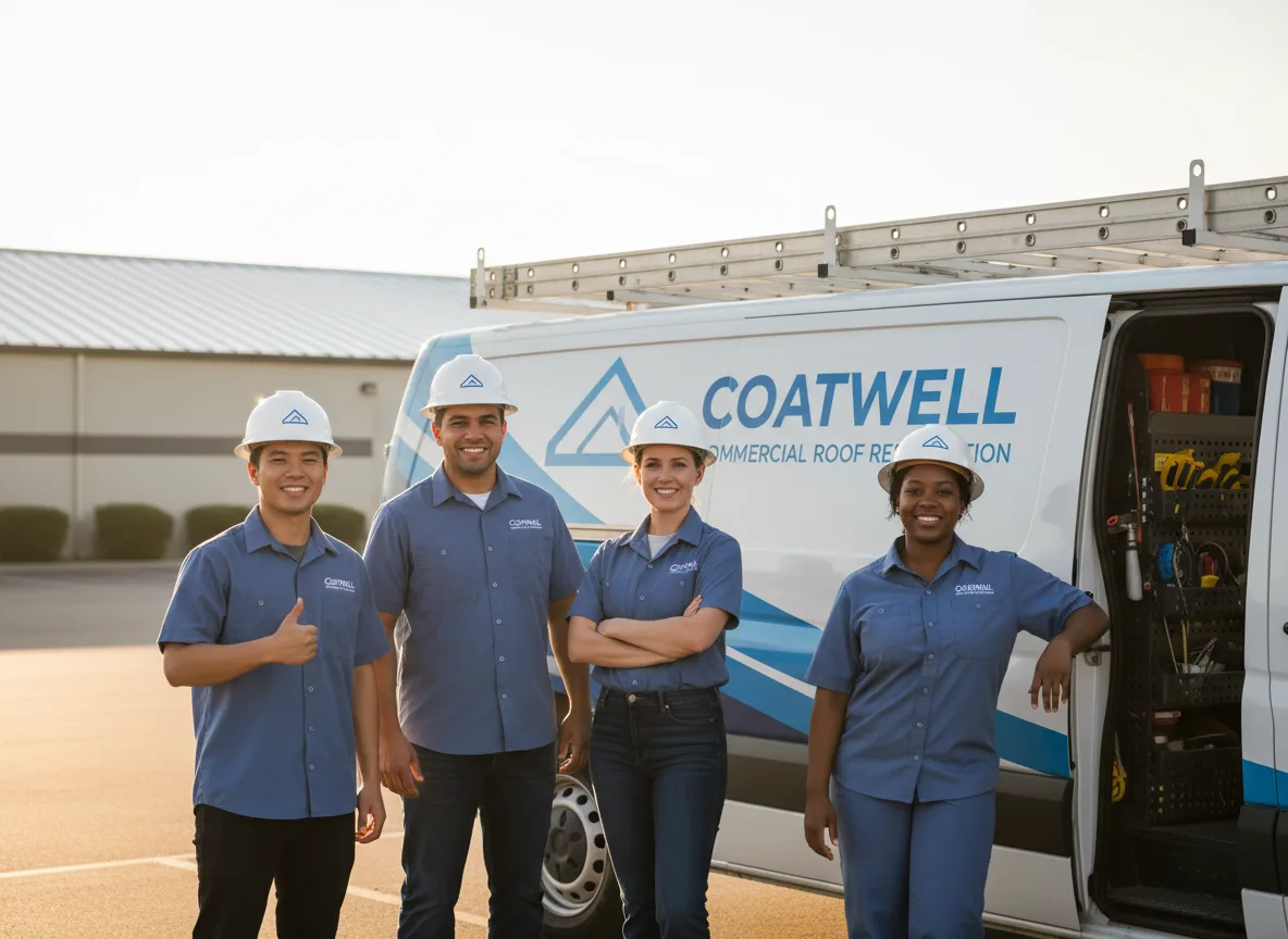 Commercial roof coating company in Ridgeland, WI